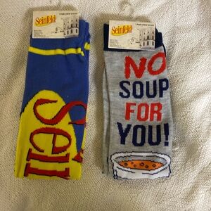 Seinfeld crew socks NWT